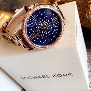 Michael Kors Sofie Pavé Rose Gold-Tone Watch